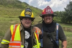 MTVFD and North Hampton VFD Respond to a Car Fire at PA Turnpike Mile Marker 31